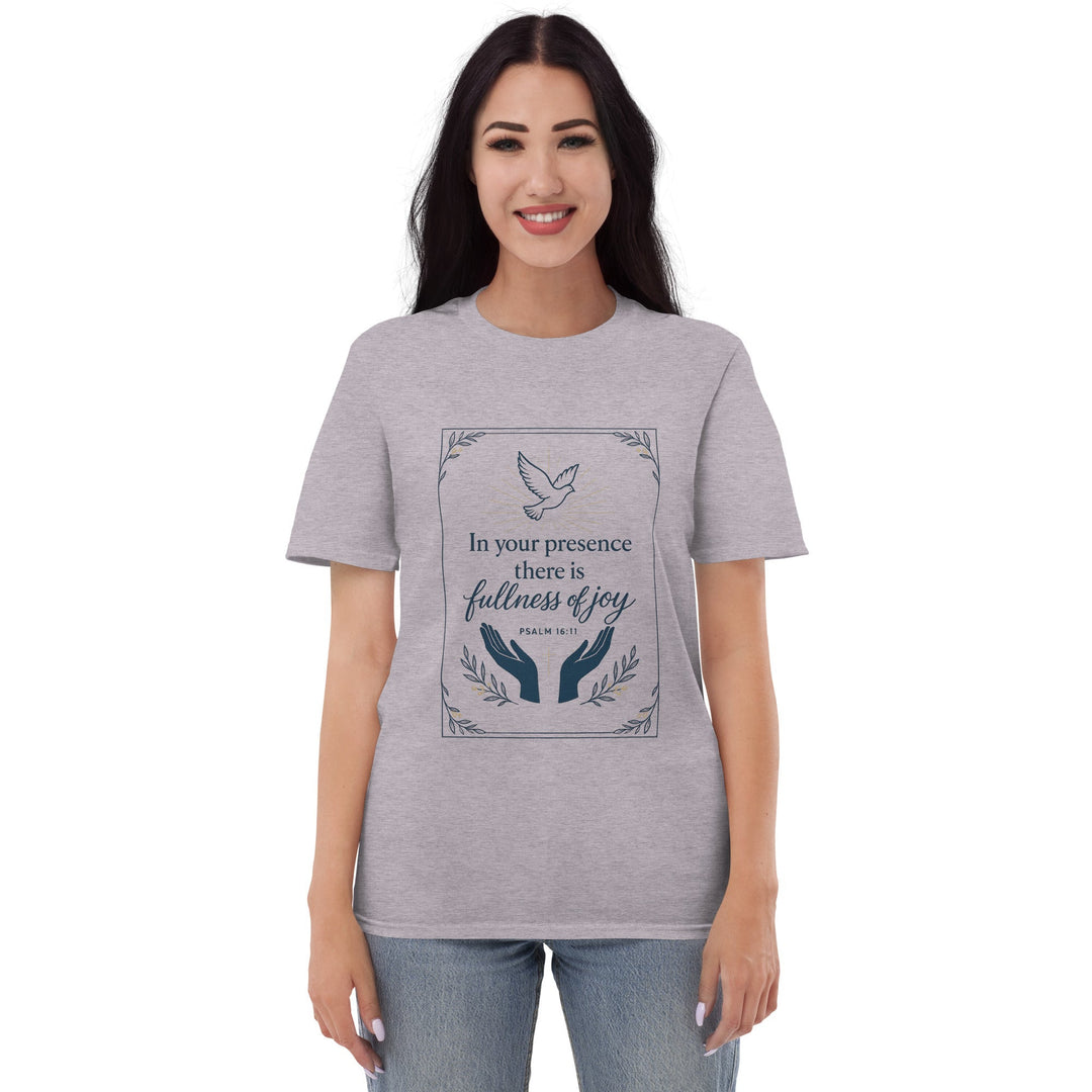 In Your Presence T-Shirt - Faith Scripture Gift | Gifts Of Words