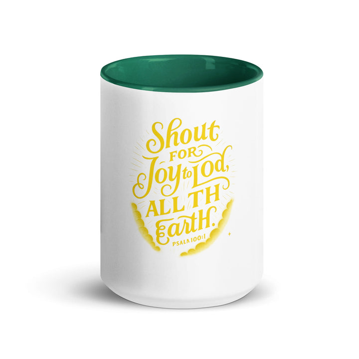 Shout for Joy to Lod all TH  EarthMug - Faith Scripture Gift | Gifts Of Words