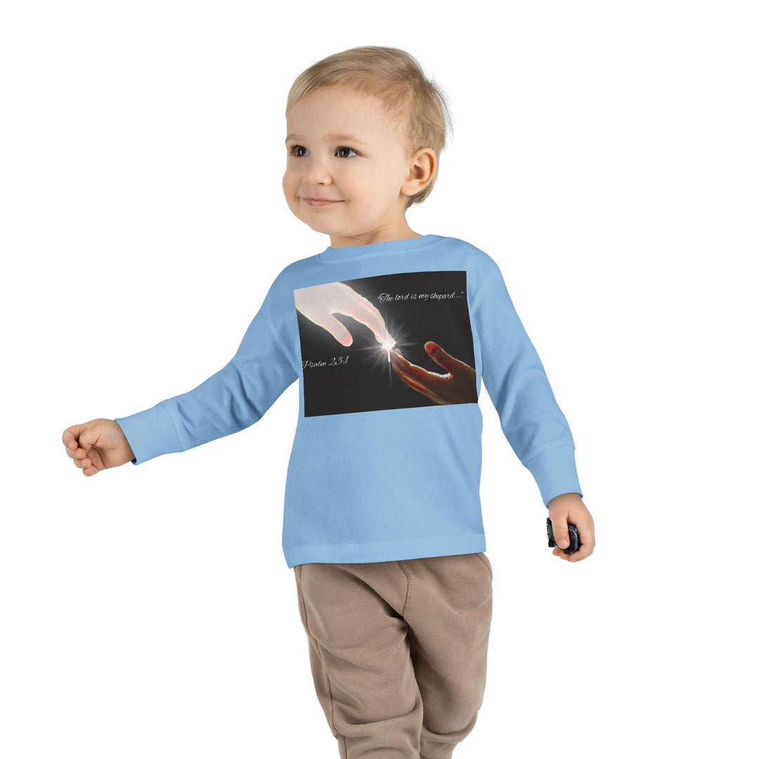 The lord is my shepard |Toddler Long Sleeve Tee - Faith Scripture Gift | Gifts Of Words