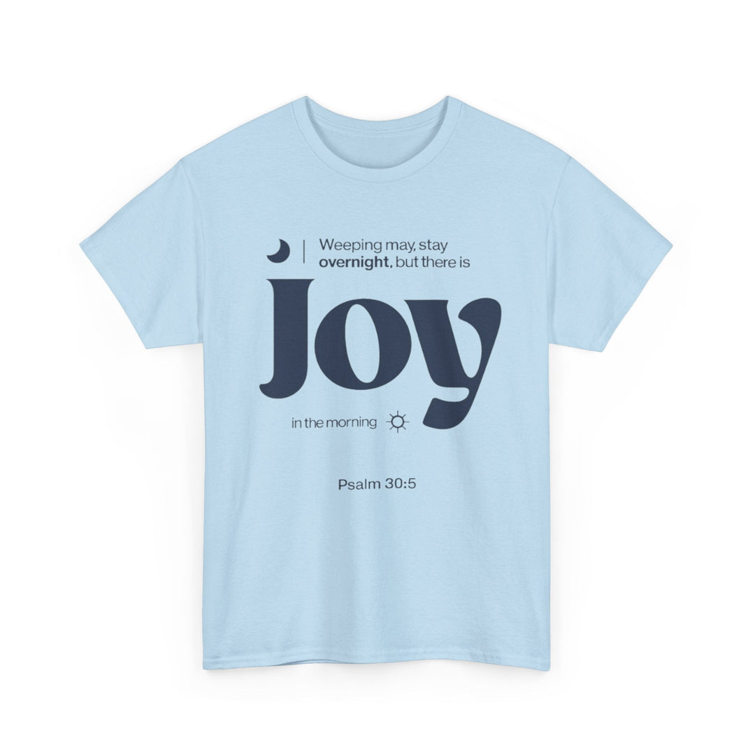 Heavy Cotton Tee – Premium Weight Durable Unisex Crewneck - Faith Scripture Gift | Gifts Of Words