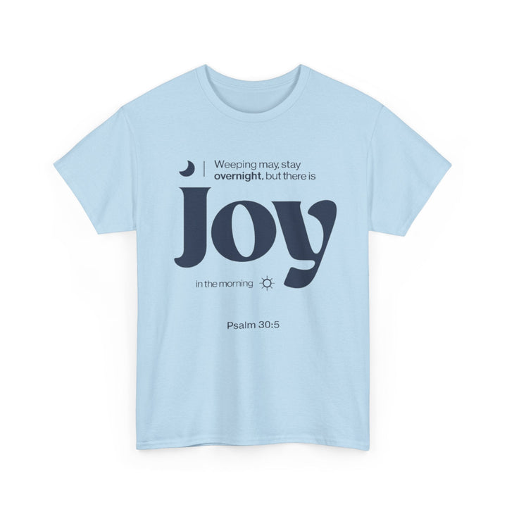 Heavy Cotton Tee – Premium Weight Durable Unisex Crewneck - Faith Scripture Gift | Gifts Of Words
