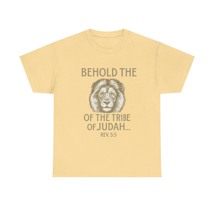 Lion of Judah Tee - Faith Scripture Gift | Gifts Of Words