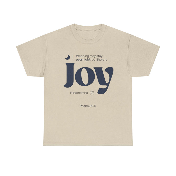 Heavy Cotton Tee – Premium Weight Durable Unisex Crewneck - Faith Scripture Gift | Gifts Of Words