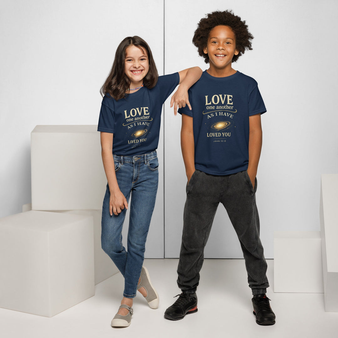 Love One Another Youth t-shirt - Faith Scripture Gift | Gifts Of Words