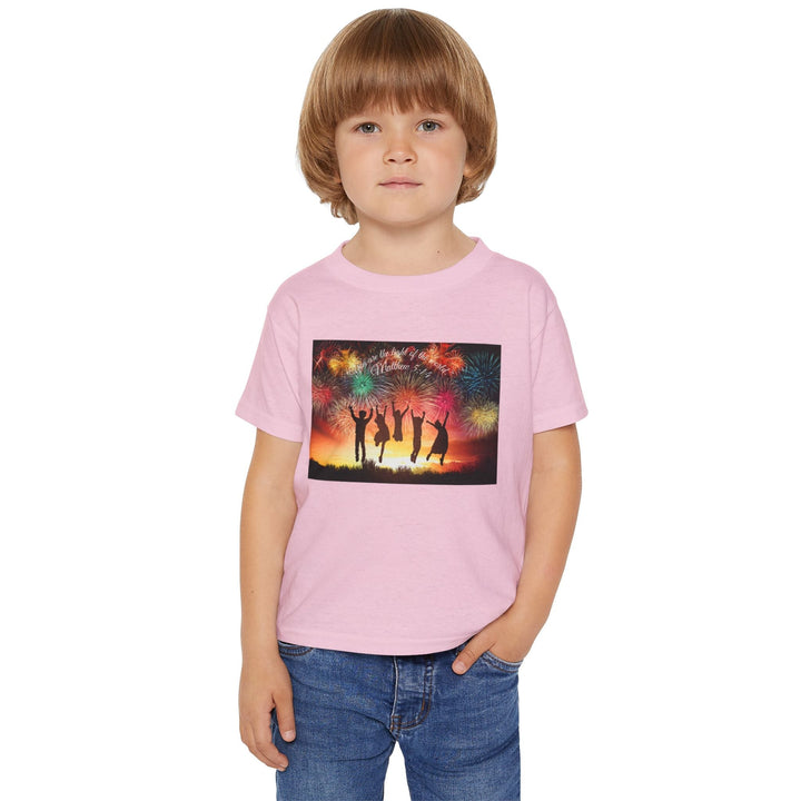 You are the light of the world | Cotton™ Toddler T-shirt - Faith Scripture Gift | Gifts Of Words