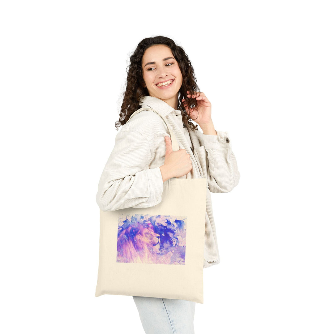 Durable Cotton Canvas Tote Bag – 100% Heavyweight Cotton – 15"x16" Reusable Shopping Bag with Long Handles – Natural or Black - Faith Scripture Gift | Gifts Of Words