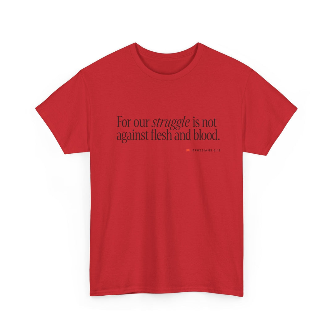 Heavy Cotton Tee – Durable Premium Fit Everyday Basic - Faith Scripture Gift | Gifts Of Words