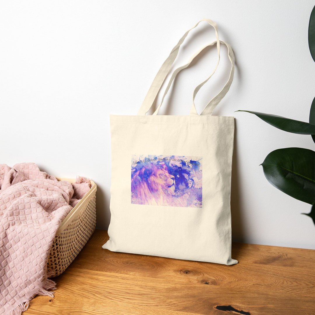 Cotton Canvas Tote Bag – 100% Heavyweight Cotton – 15x16 Reusable Eco-Friendly Tote with Long Handles – Natural & Black - Faith Scripture Gift | Gifts Of Words
