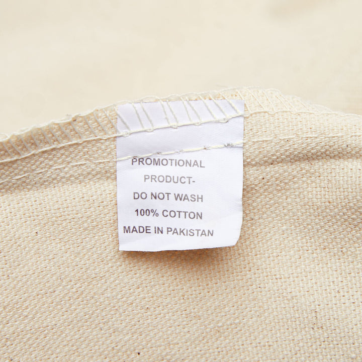 Cotton Canvas Tote Bag 100% Heavy Duty Cotton 15x16 Reusable Eco Shopping Bag with Long Handles Natural & White Options - Faith Scripture Gift | Gifts Of Words
