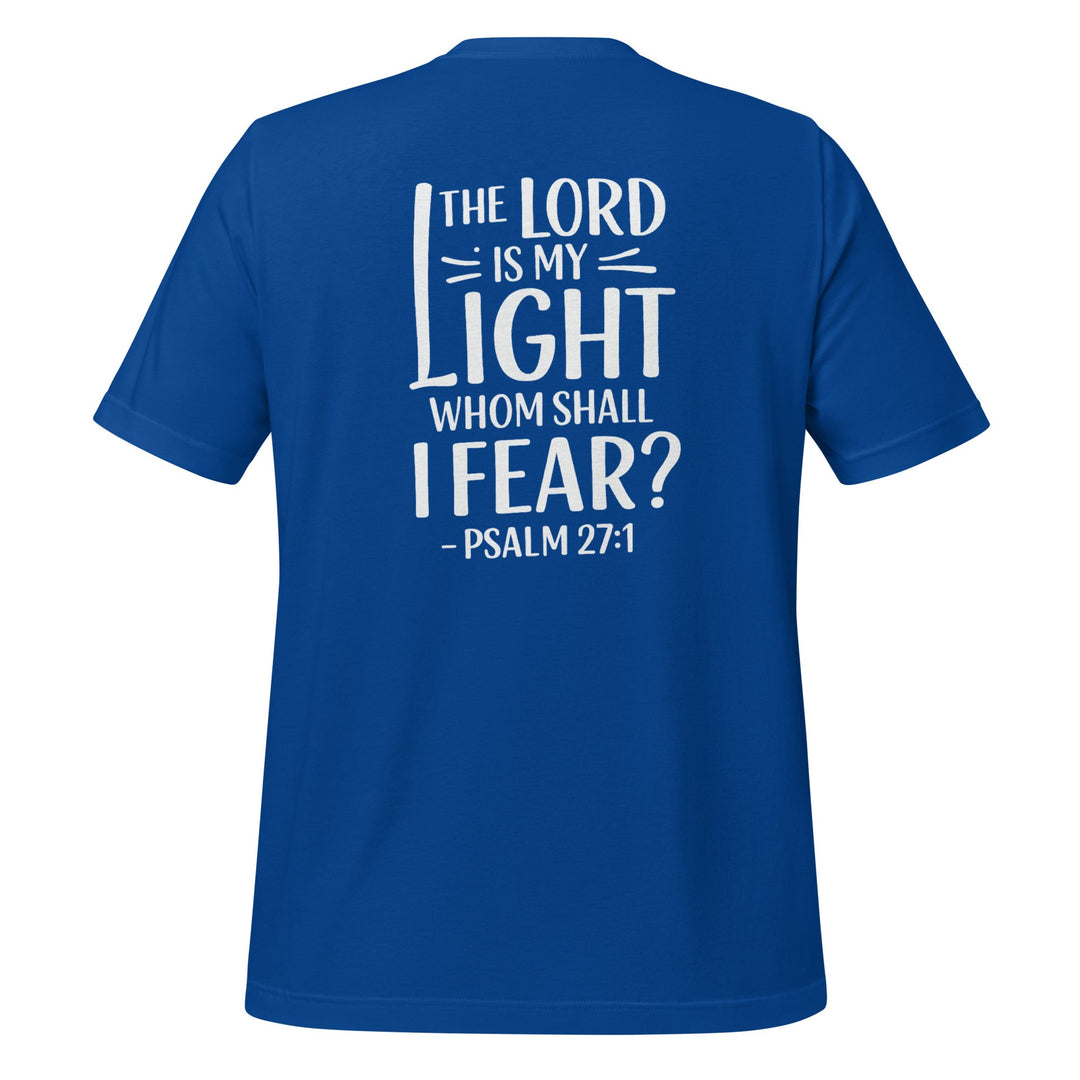 The Lord Is My Light T-Shirt - Faith Scripture Gift | Gifts Of Words