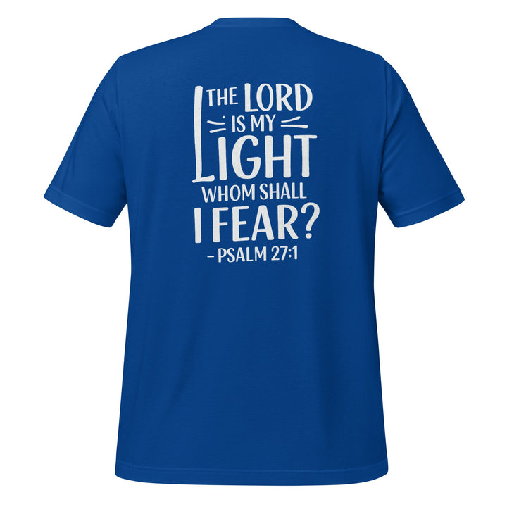 The Lord Is My Light T-Shirt - Faith Scripture Gift | Gifts Of Words
