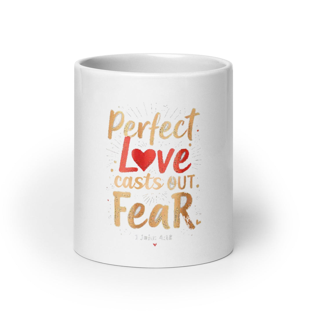 Perfect Love Casts Mug - Faith Scripture Gift | Gifts Of Words