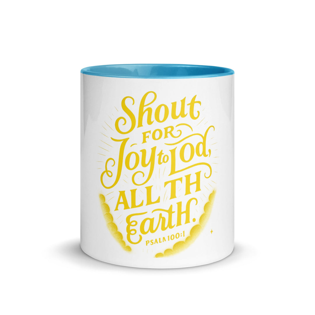 Shout for Joy to Lod all TH  EarthMug - Faith Scripture Gift | Gifts Of Words