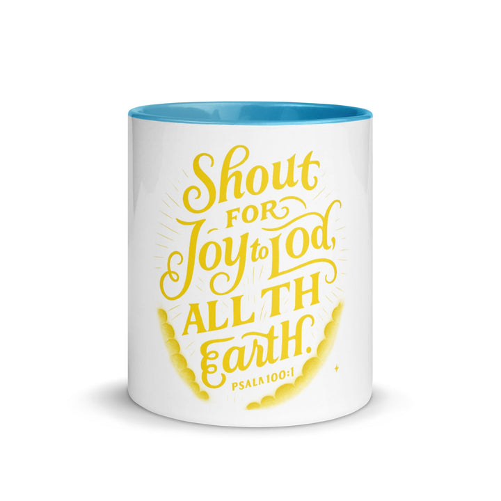 Shout for Joy to Lod all TH  EarthMug - Faith Scripture Gift | Gifts Of Words
