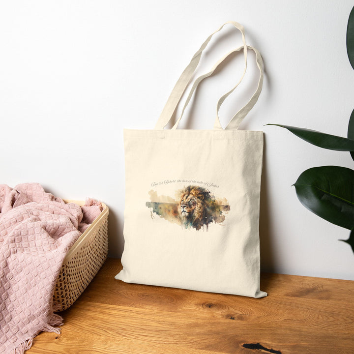 Cotton Canvas Tote Bag 100% Heavy Duty Cotton 15x16 Reusable Eco Shopping Bag with Long Handles Natural & White Options - Faith Scripture Gift | Gifts Of Words