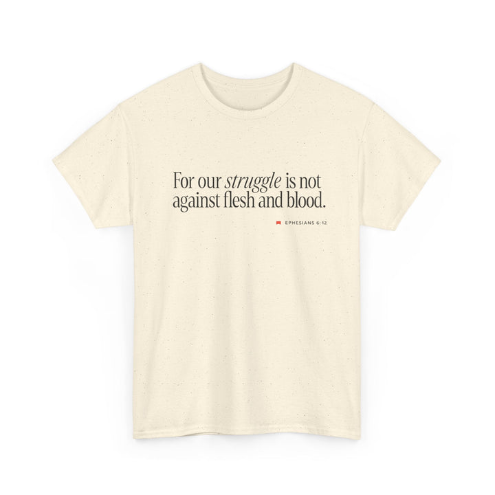 Heavy Cotton Tee – Durable Premium Fit Everyday Basic - Faith Scripture Gift | Gifts Of Words