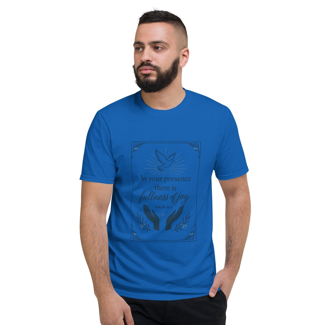 In Your Presence T-Shirt - Faith Scripture Gift | Gifts Of Words