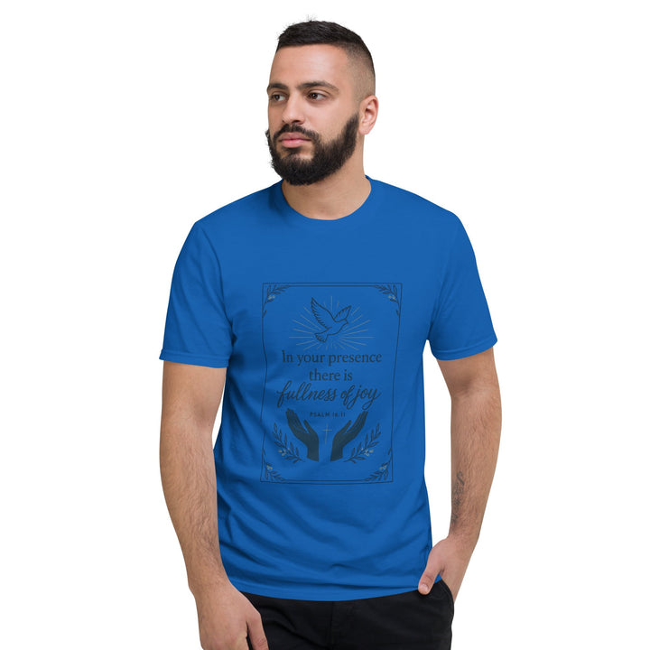 In Your Presence T-Shirt - Faith Scripture Gift | Gifts Of Words