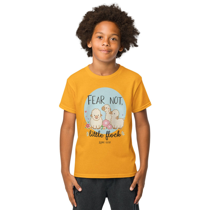 Fear Not, Little Flock Youth t-shirt - Faith Scripture Gift | Gifts Of Words