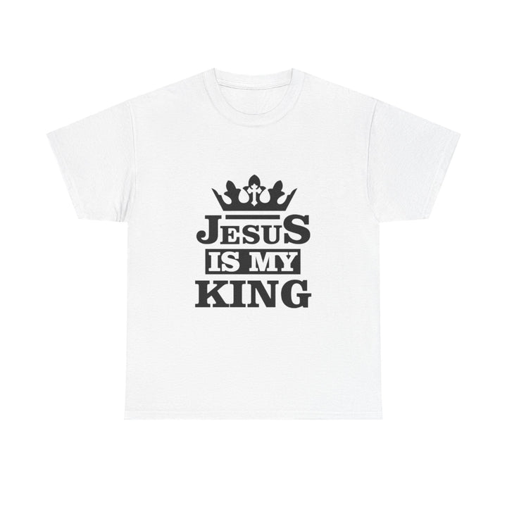 Jesus Is My King T-Shirt - Bold Christian Faith Graphic Tee - Faith Scripture Gift | Gifts Of Words