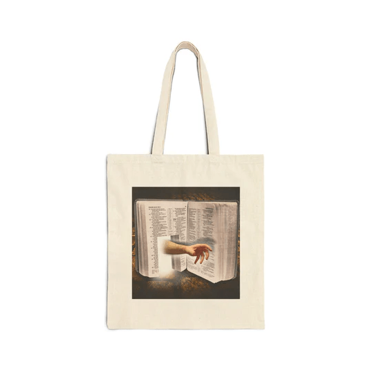 Durable Everyday Tote Bag - High-Capacity Canvas - Faith Scripture Gift | Gifts Of Words