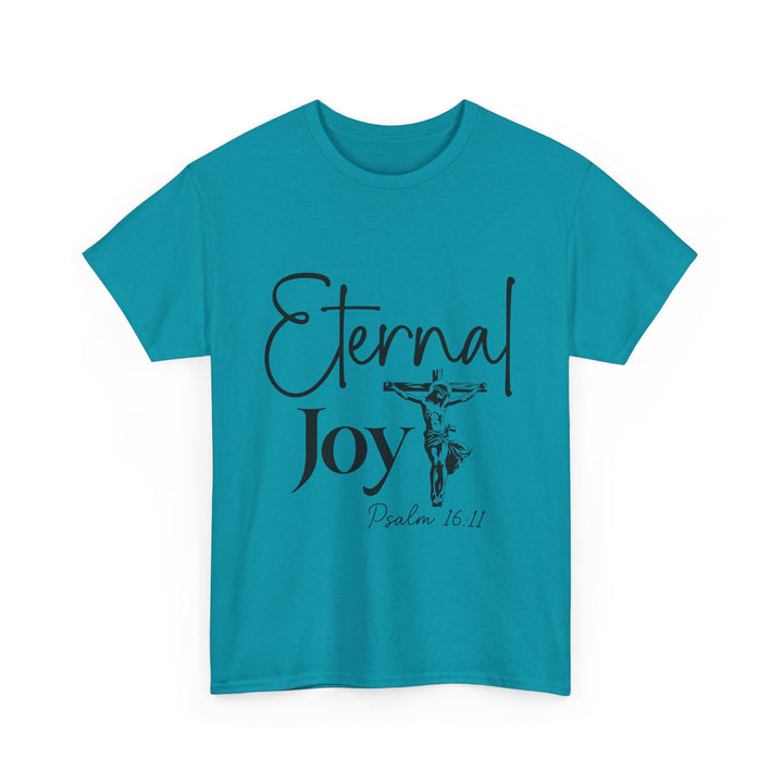 Eternal Joy Psalm 16 11-01 Unisex Heavy Cotton Tee - Faith Scripture Gift | Gifts Of Words