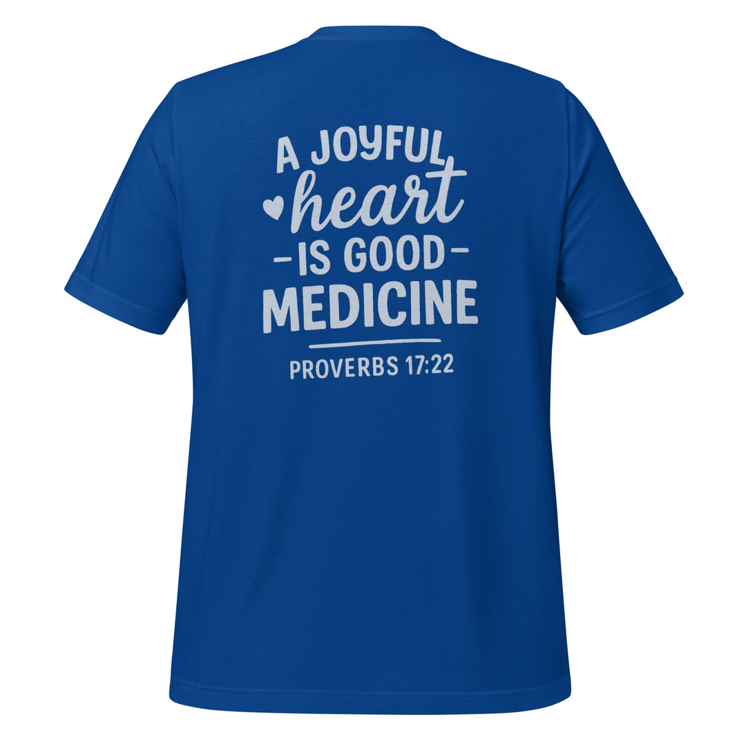 A joyful T shirt - Faith Scripture Gift | Gifts Of Words