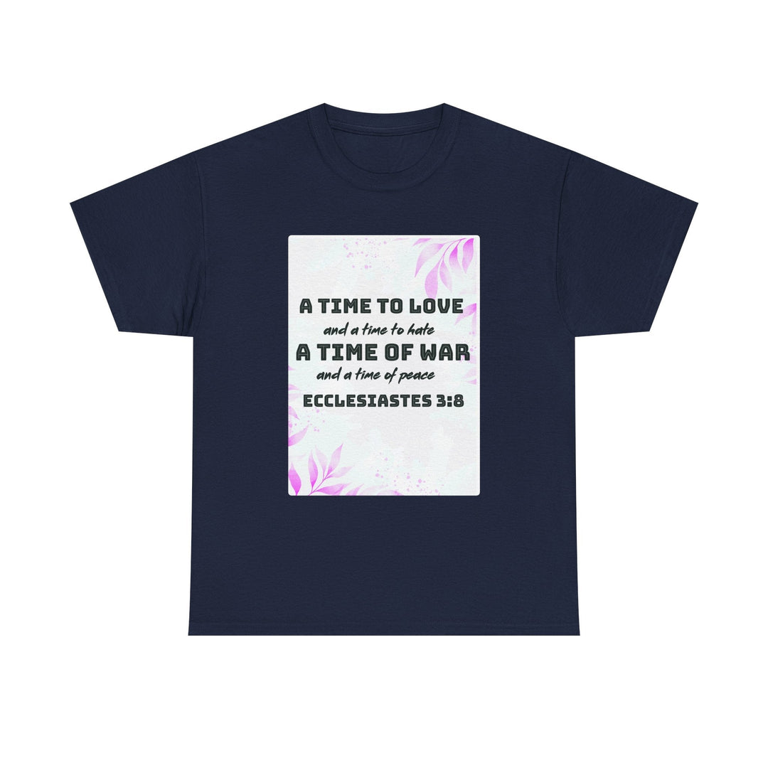 Heavy Cotton Tee Shirt – Premium Durable Unisex Everyday Apparel - Faith Scripture Gift | Gifts Of Words