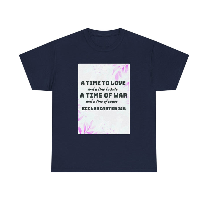 Heavy Cotton Tee Shirt – Premium Durable Unisex Everyday Apparel - Faith Scripture Gift | Gifts Of Words