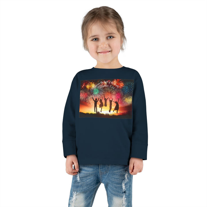 You are the light of the world |Toddler Long Sleeve Tee - Faith Scripture Gift | Gifts Of Words
