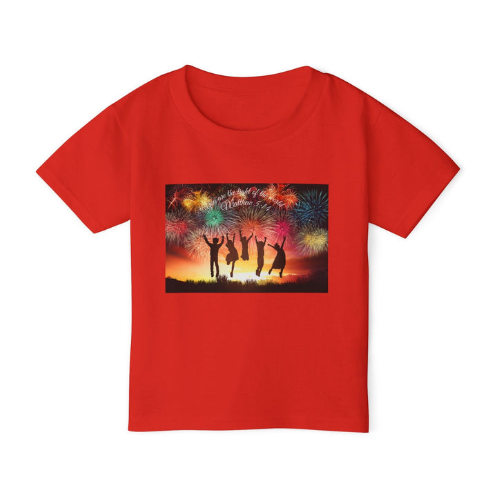 You are the light of the world | Cotton™ Toddler T-shirt - Faith Scripture Gift | Gifts Of Words