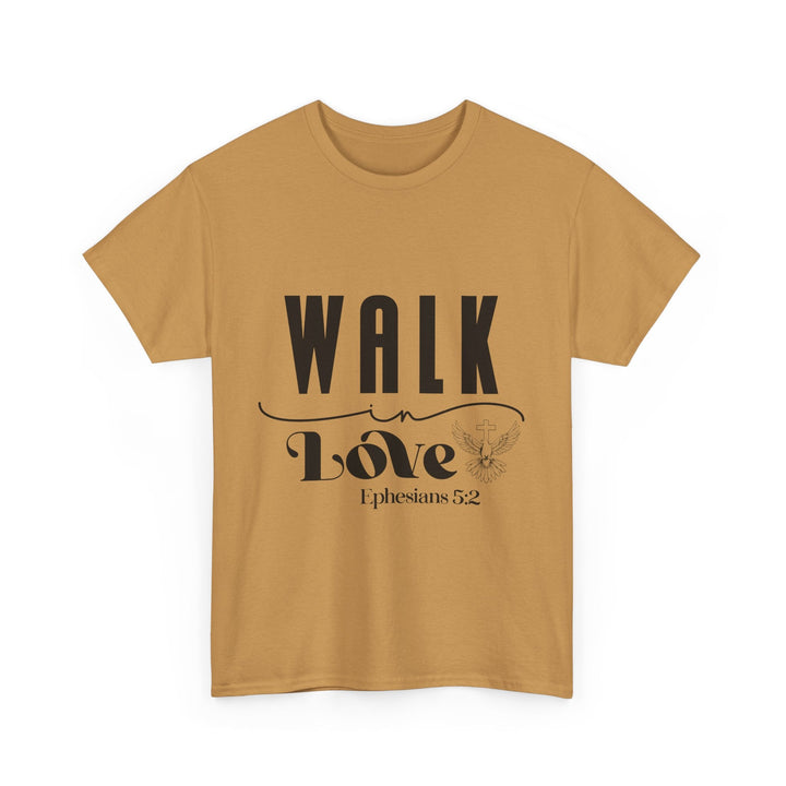 Walk in Love Ephesians 5 2-01 Unisex Heavy Cotton Tee - Faith Scripture Gift | Gifts Of Words