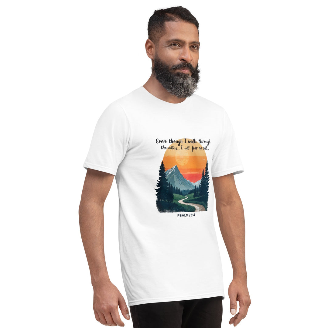 Even Though I Walk T-Shirt - Faith Scripture Gift | Gifts Of Words