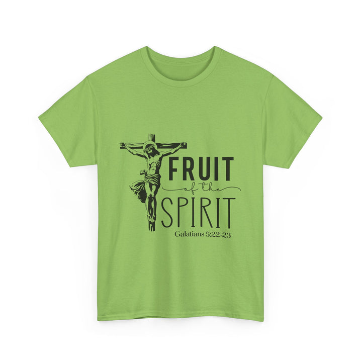 Fruit of the Spirit Galatians 5 22-23-01 Unisex Heavy Cotton Tee - Faith Scripture Gift | Gifts Of Words