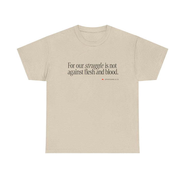 Heavy Cotton Tee – Durable Premium Fit Everyday Basic - Faith Scripture Gift | Gifts Of Words