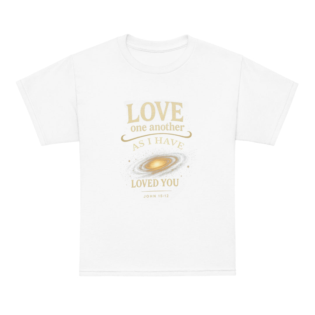 Love One Another Youth t-shirt - Faith Scripture Gift | Gifts Of Words