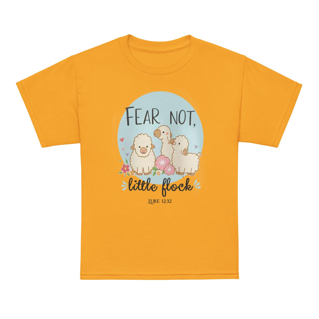 Fear Not, Little Flock Youth t-shirt - Faith Scripture Gift | Gifts Of Words
