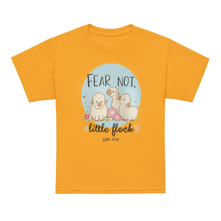Fear Not, Little Flock Youth t-shirt - Faith Scripture Gift | Gifts Of Words