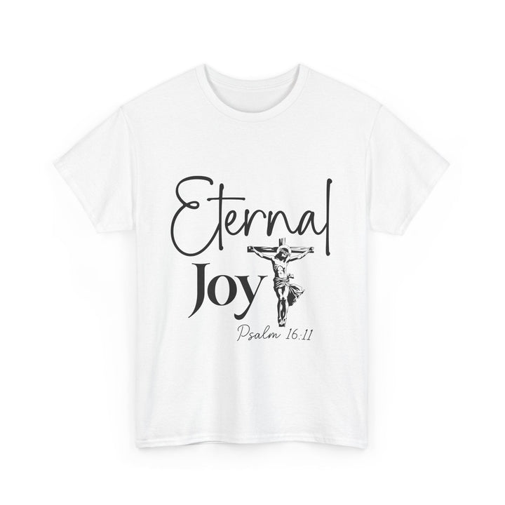 Eternal Joy Psalm 16 11-01 Unisex Heavy Cotton Tee - Faith Scripture Gift | Gifts Of Words