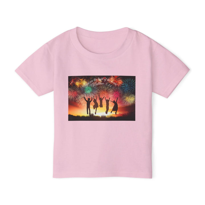You are the light of the world | Cotton™ Toddler T-shirt - Faith Scripture Gift | Gifts Of Words