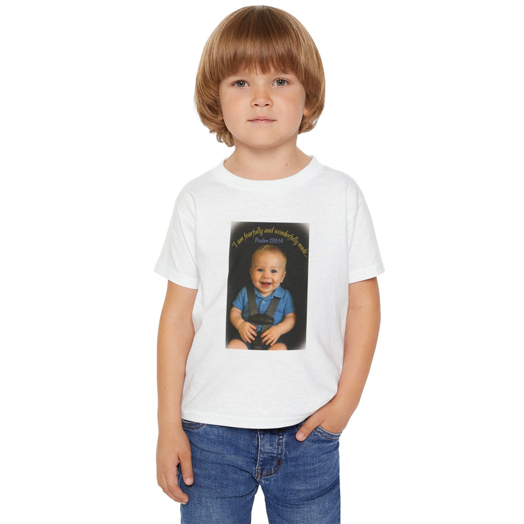 Eco-Friendly Toddler Cotton T-Shirt – Sustainable Soft Organic Tee - Faith Scripture Gift | Gifts Of Words