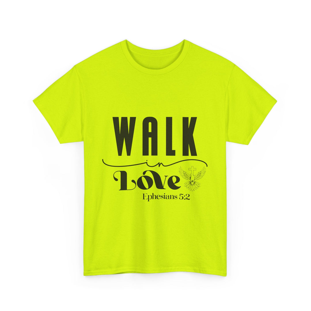 Walk in Love Ephesians 5 2-01 Unisex Heavy Cotton Tee - Faith Scripture Gift | Gifts Of Words