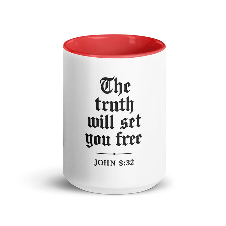 The truth will set you free Mug - Faith Scripture Gift | Gifts Of Words