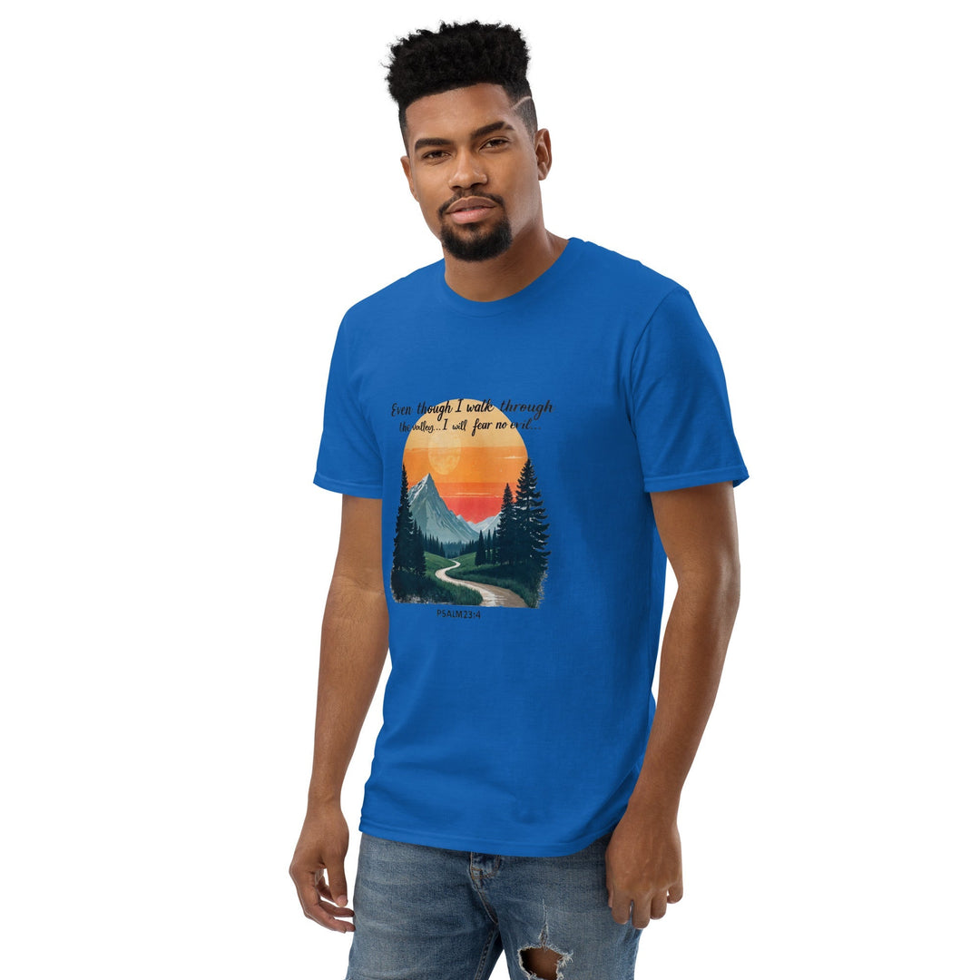 Even Though I Walk T-Shirt - Faith Scripture Gift | Gifts Of Words