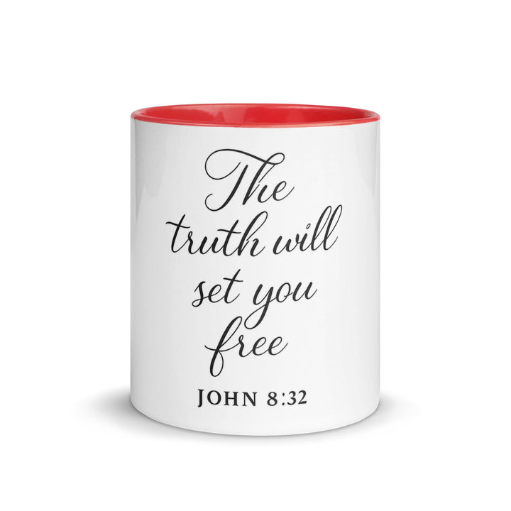 The truth will set you free Mug - Faith Scripture Gift | Gifts Of Words