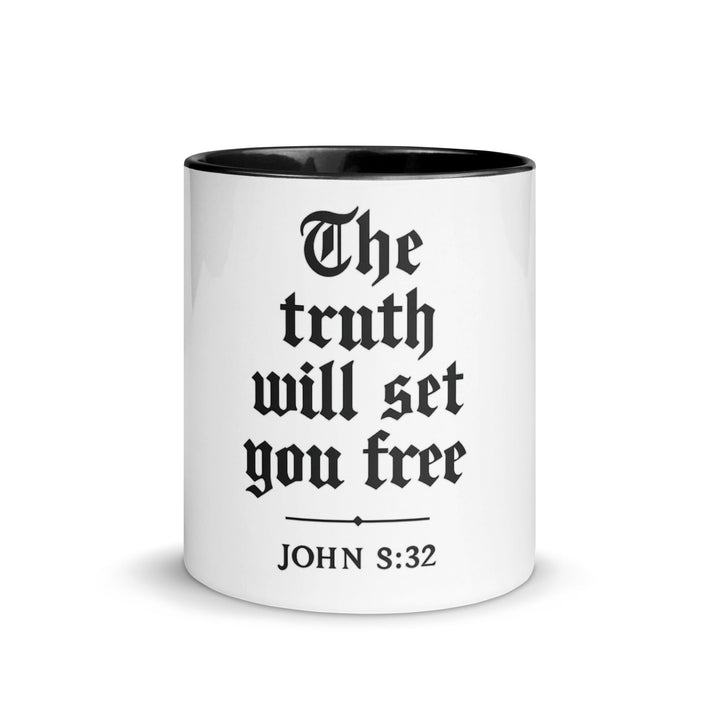 The truth will set you free Mug - Faith Scripture Gift | Gifts Of Words
