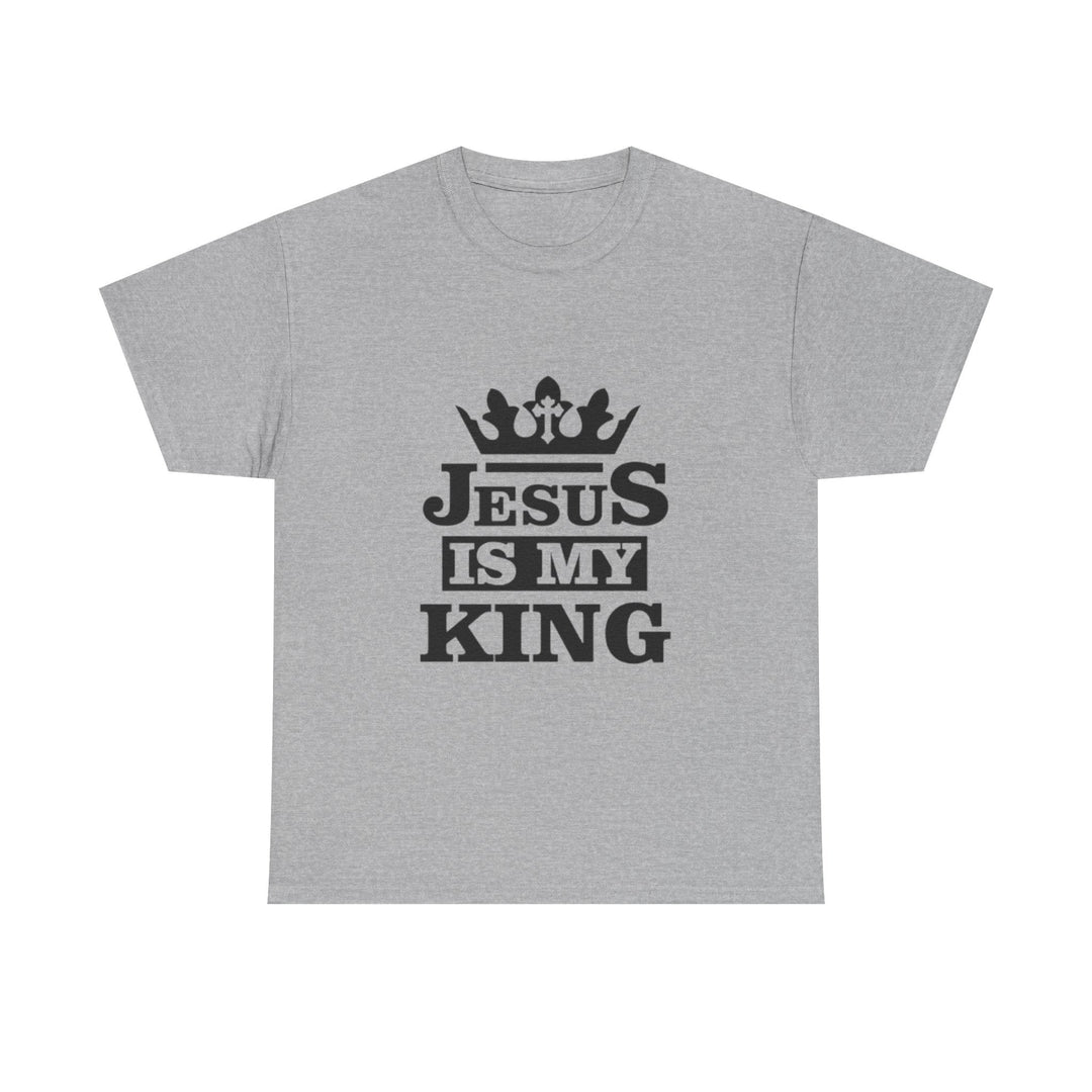 Jesus Is My King T-Shirt - Bold Christian Faith Graphic Tee - Faith Scripture Gift | Gifts Of Words
