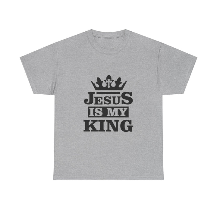 Jesus Is My King T-Shirt - Bold Christian Faith Graphic Tee - Faith Scripture Gift | Gifts Of Words
