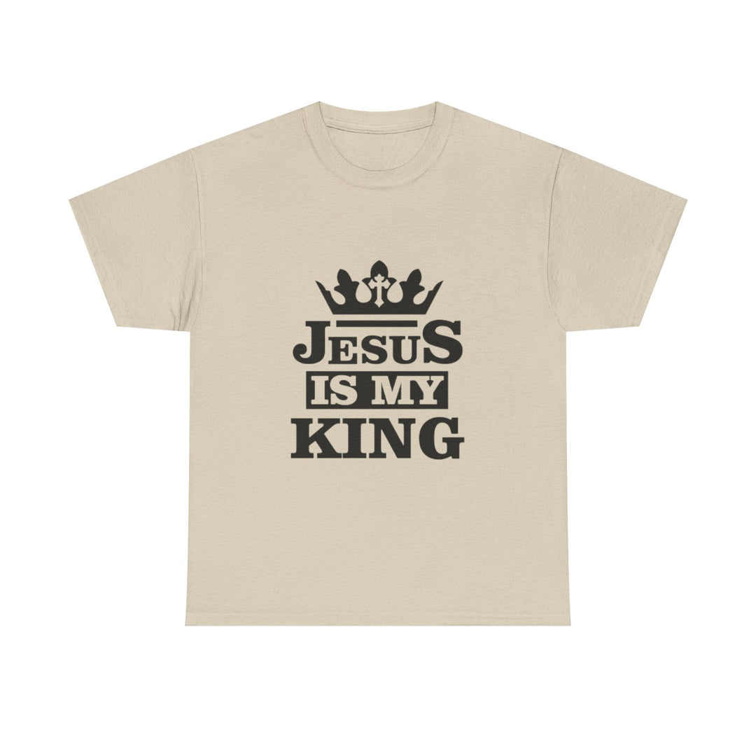 Jesus Is My King T-Shirt - Bold Christian Faith Graphic Tee - Faith Scripture Gift | Gifts Of Words