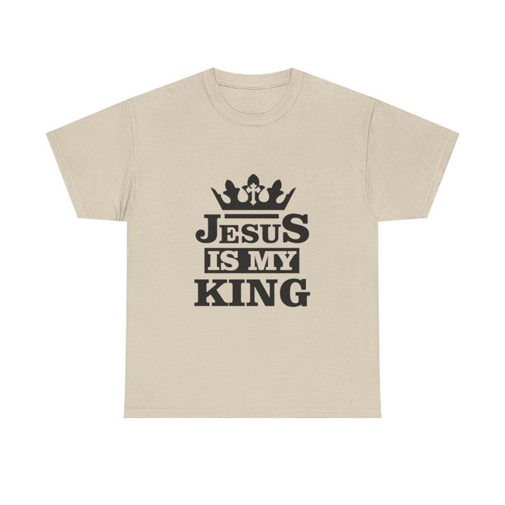 Jesus Is My King T-Shirt - Bold Christian Faith Graphic Tee - Faith Scripture Gift | Gifts Of Words
